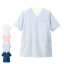 スクラブ(mori)【医療 ナース 看護 白衣 女性 レディース かわいい ナースリー 人気 おすすめ】2483■