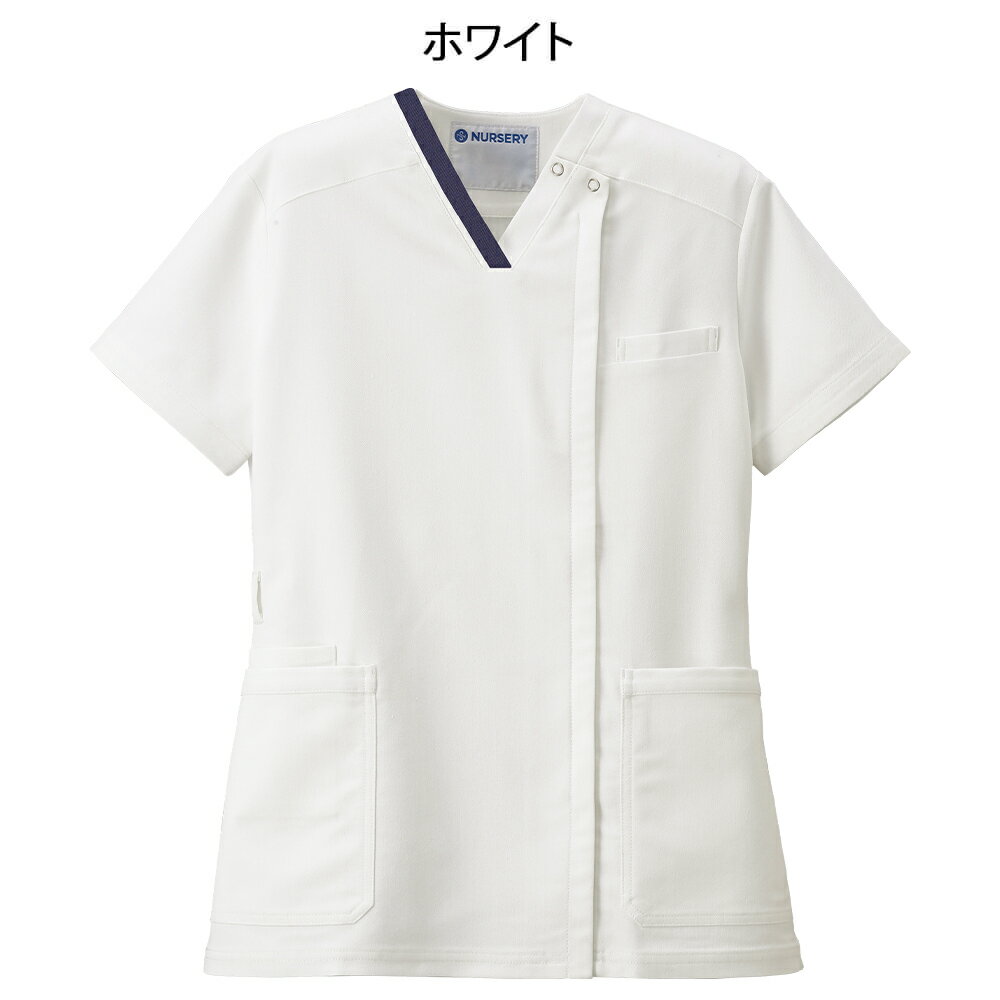 楽天市場 2515 リネンタッチ スクラブジャケット 医療 ナース 看護 白衣 女性 介護 事務 ナースリー 白衣ナースシューズ