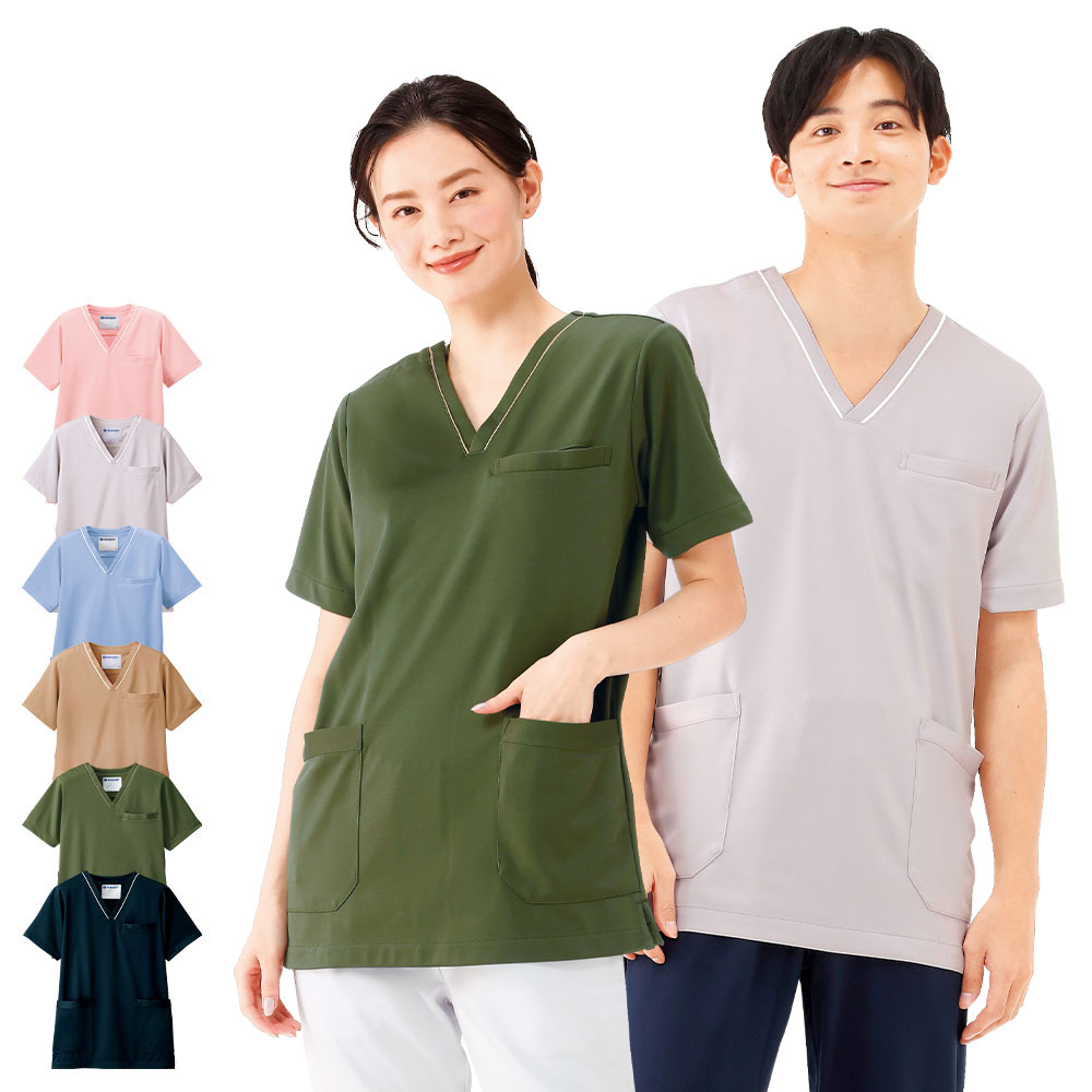 【11/25限定!ポイント5倍】マルチジャケットHS(男女兼用) 【医療 ナース 看護 白衣 女性 男性 人気 おすすめ】 2545