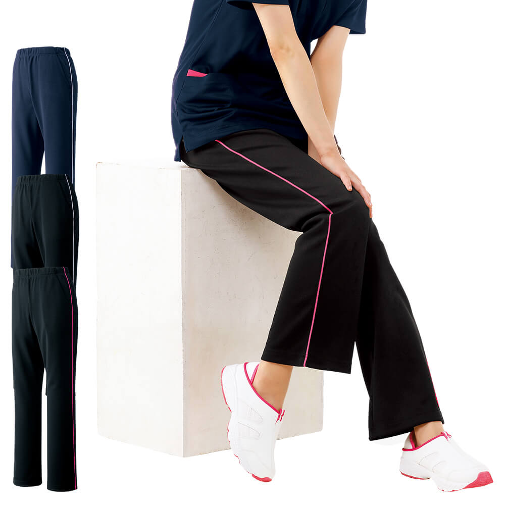 【11/25限定!ポイント5倍】すっきり美脚ラインパンツ【看護 介護 病院 保育士 ケア ヘルパー ユニフォーム ナースリー 人気 おすすめ】2856