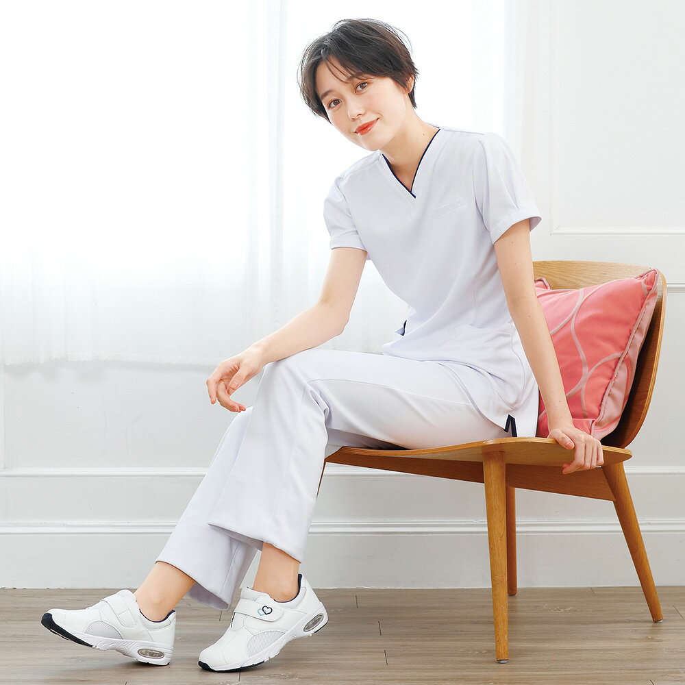 足指らくちんエアーシューズ9【ナースシューズ 疲れにくい 看護師 介護 ケア ムレ エアーシューズ 幅広 靴 ナースリー 人気 おすすめ】12230