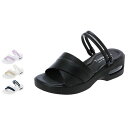 カラーターバン2Wayエアーサンダル【ナース 日本製 医療 病院 看護師 歯科衛生士 オフィス 事務 疲れない 2WAY 幅広 厚底 ヒール 黒 ナースリー 人気 おすすめ】14777