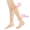 一般医療用着圧サポーター 極薄型 2枚入り(1足組)【着圧ソックス 医療用 白 むくみ 圧着 ソックス 看護師 介護 病院 靴下 ナース 女性 ナースリー 人気 おすすめ】15488