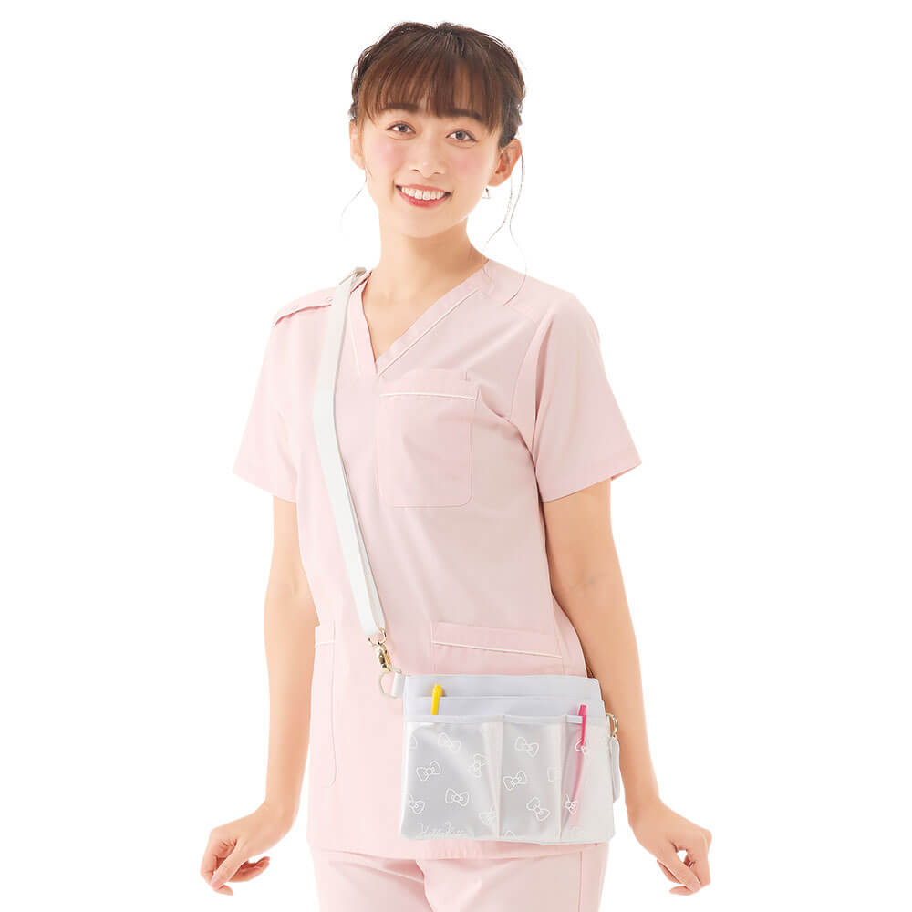 15709 ハローキティ オーガナイザー【ナース 小物 グッズ 看護 医療 介護 ショルダー】