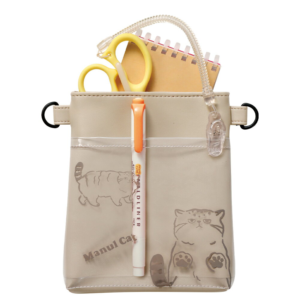 マヌルネコのお仕事ペンケース【ナース 小物 ナースグッズ 看護師 医療 ポケット ペンケース 収納 グッ..