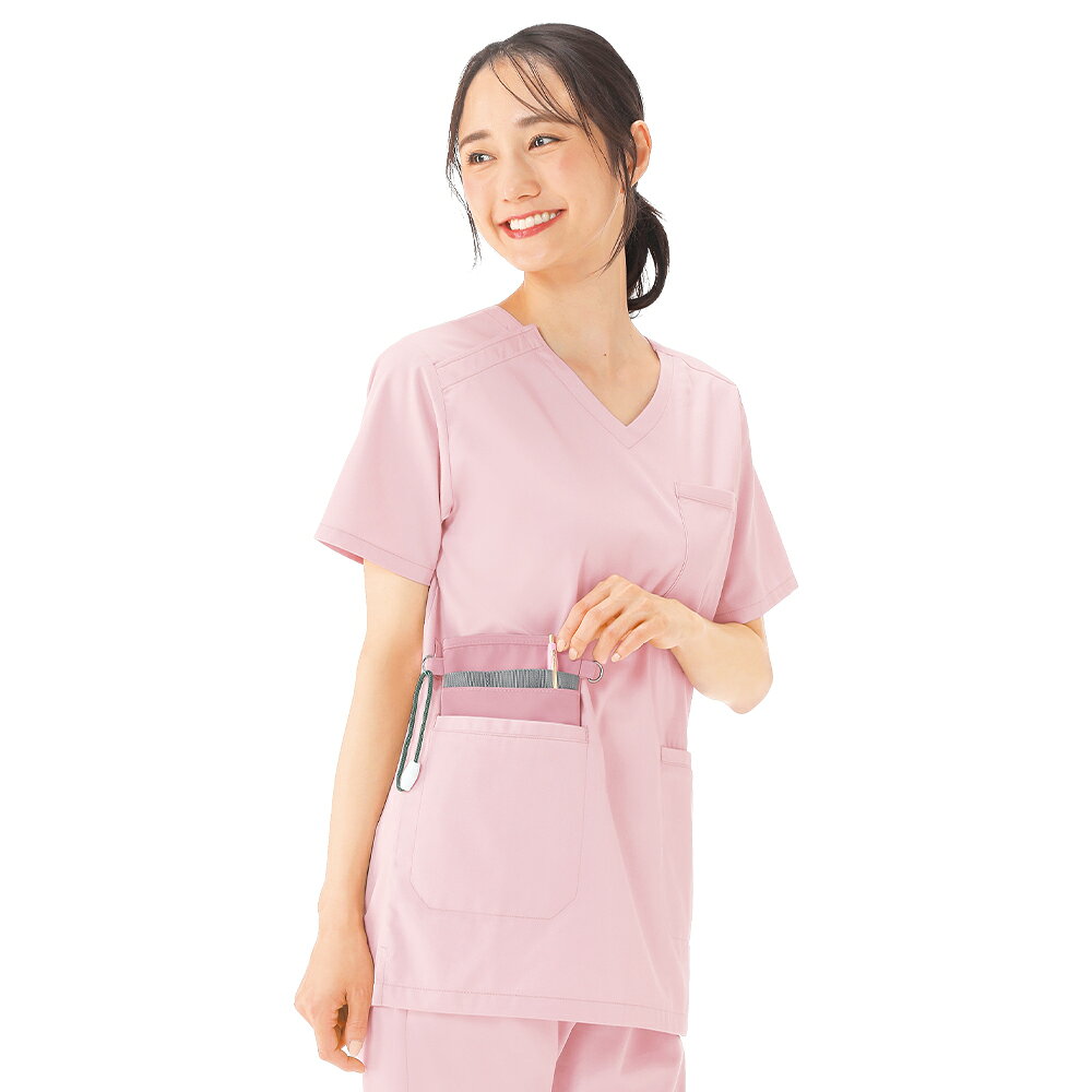 きれい色やわらか腰ポケットペンケース【ナース グッズ 看護師 訪問介護 医師 保育 看護 医療 ナースリー ペンケース シンプル くすみカラー 多機能 ポーチ 人気 おすすめ】 17205 kokohaku-10015117 ナースリー/白衣ナースシューズ サンプル画像2