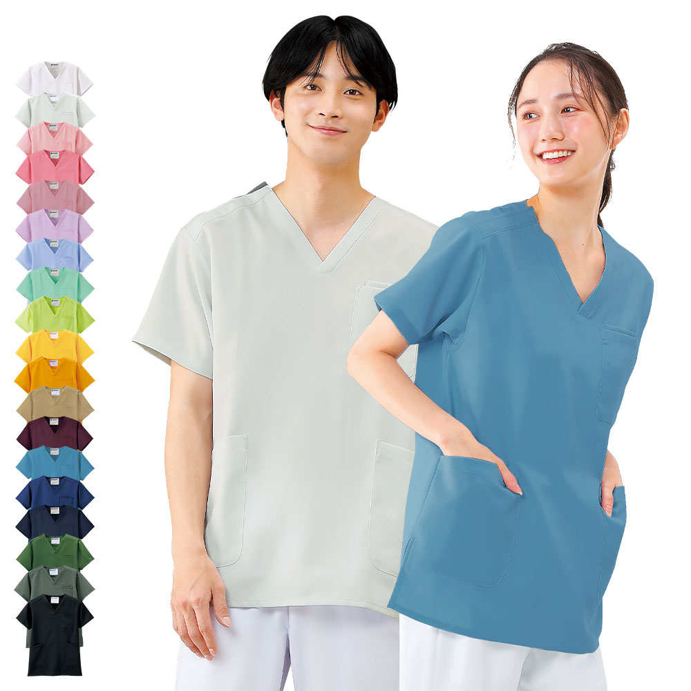 ナースリースクラブ(さらりタッチ)【医療 ナース 看護師 白衣 レディース メンズ 女性 男性 男女兼用 制服 ユニフォーム 手術着 ナースリー 人気 おすすめ...