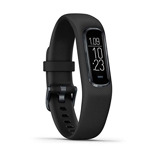 活動量計 GARMIN(ガーミン) アクティブトラッカー 活動量計 50m防水 vívosmart4 Black Slate レギュラーサイズ 日本正規品 最大7日間連続稼働