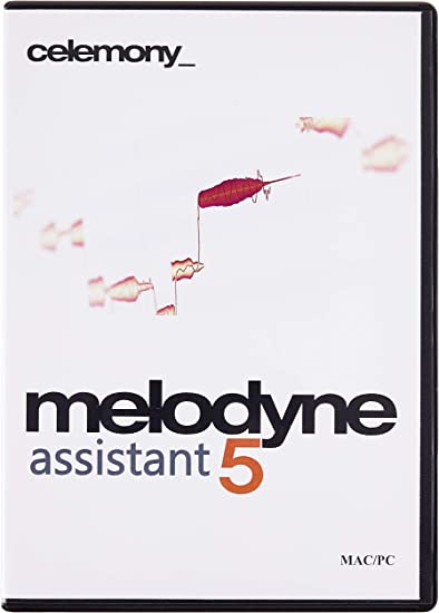 Celemony Software MELODYNE 5 ASSISTANT ピッチ編集ソフト パッケージ版 (新機能:コードトラック 歯擦音検出 フェード レベル調整ツール) 国内正規品