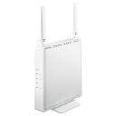 アイ オー データ 日本メーカー WiFi 無線LAN ルーター 11ax 最新規格 Wi-Fi6 AX1800 1201+574Mbps 可動式アンテナ IPv6 3階建 4LDK 20台 PS5 WN-DEAX1800GRW