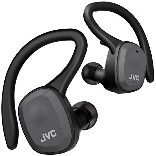 JVC HA-ET45T-B 完全ワイヤレスイヤホン 本体質量7.4g小型軽量ボディ最大14時間再生 防水防塵仕様 Bluetooth Ver5.0対応 スポーツ向け ブラック