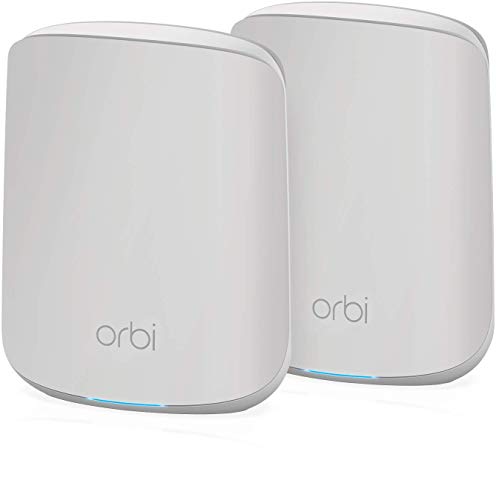 NETGEAR Orbi メッシュWiFi6 Micro AX1800 2台セット 無線lan ipv6対応 ルーター 11ax ipv6対応 (DS-Lite/v6プラス) 3年保証 カバー範囲200 RBK352