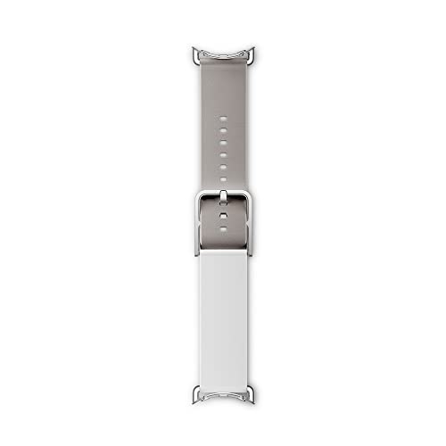 グーグル Pixel Watch Band ツートーンレザー バンド Chalk L サイズ GA03296-WW