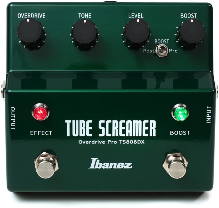 Ibanez アイバニーズギター用オーバードライブ Tube Screamer Booster チューブスクリーマー ブースター TS808DX