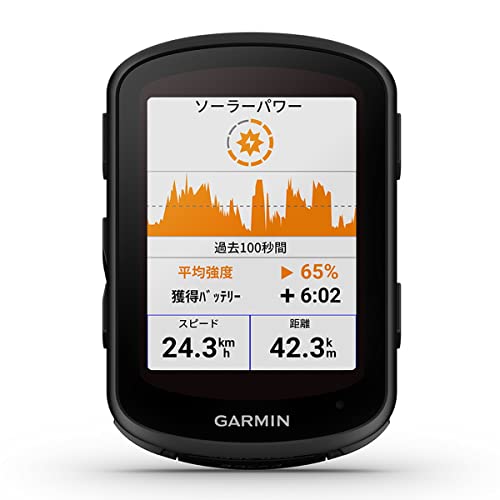 ガーミン(GARMIN) Edge 840 Solar 太陽光充電機能付きサイクルコンピューター 本体のみ タッチスクリー..