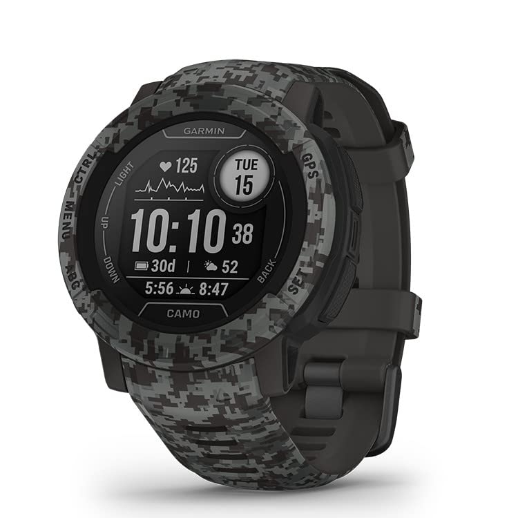 GARMIN(ガーミン) Instinct 2 Camo Edition Graphite Camo 直径45mm Suica対応 タフネスアウトドア GPS ウォッチ 日本正規品 小