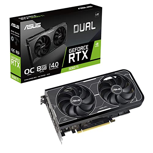 ASUS NVIDIA GeForce RTX 3060 TI OC Edition 8GB rfIJ[h DUAL-RTX3060TI-O8GD6X / K㗝Xi