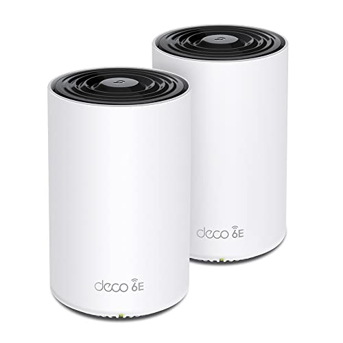 特殊:B0BLS7MBZ4コード:4895252500622ブランド:TP-Link規格：Deco XE75/A(2-pack)商品カラー: ホワイトこの商品について 特徴 Wi-Fi6Eで新たなメッシュWi-Fi環境を構築。新規格 6GHzにより、新次元のメッシュWi-Fi環境を体感。既存のDecoとの併用も可能。 規格値 6GHz:2402 Mbps (802.11ax, HE160) , 5GHz: 2402Mbps (802.11ax , HE160) , 2.4GHz : 574Mbps (802.11ax) 広範囲カバレッジ 2ユニット使用時は最大500m²までのカバー範囲を実現。ご利用範囲に合わせて、最大10ユニットまでのDecoユニットをひとつのネットワークで使用できます。 AIメッシュ ネットワーク環境を賢く学習し、各ご家庭に合った理想的なWiFiを提供 6GHz新トライバンド 新たなる6GHzがDecoユニット間専用のバックホールとしても機能し、どのようなWiFi端末の環境でも最適化 HomeShield対応 Wi-Fiネットワークをさらにセキュアに メーカー保証 3年の長期保証を付帯› もっと見るブランドTP-Linkモデル名Deco XE75/A(2-pack)特徴AIメッシュ周波数帯クラストライバンドワイヤレス通信規格802.11ax, 2.4 GHz無線周波数発送サイズ: 高さ31.7、幅28.1、奥行き12.6発送重量:2290Deco XE75/A(2-pack)