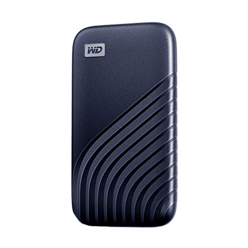 WD ポータブルSSD 2TB ブルー USB3.2 Gen2 Type-c My Passport SSD 最大読取り1050 MB/秒 外付けSSD /メーカー5年保証 WDBAGF0020BBL-WESN 国内正規代理店品
