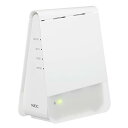 NEC WiFi メッシュルーター 単体 ルーター本体にも中継機になる Wi-Fi6 (11ax) / AX1800 無線LAN Atermシリーズ (5GHz帯 / 2.4GHz帯) AM-AX1800HP(MC) iPhone 13 / 12