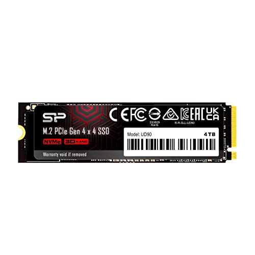 ꥳѥ SSD 4TB Ķ® ߥSSD Read 5,000MB/s Write 4,800MB/s 3D NAND M.2 2280 PCIe4.0 4 NVMe1.4 SP04KGBP44UD9005