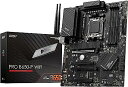 MSI マザーボード PRO B650-P WIFI AMD Ryzen 7000 シリーズ(AM5)対応B650チップセット搭載 ATX MB5910