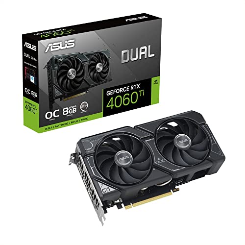 ASUS NVIDIA RTX4060TI 搭載 ビデオカード DUAL-RTX4060TI-O8G 国内正規代理店品