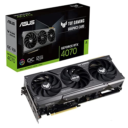 ASUS NVIDIA GeForce RTX 4070  rfIJ[h OC edition 12GB GDDR6X TUF-RTX4070-O12G-GAMING K㗝Xi