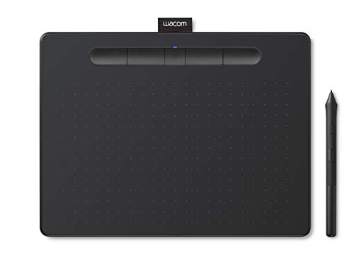 楽天kokolohasstyleワコム ペンタブレット Wacom Intuos Mediumワイヤレス クリスタ付き 黒 Androidにも対応 データ特典付き TCTL6100WL/K0