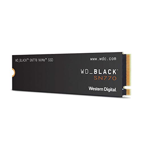 Western Digital ウエスタンデジタル 内蔵SSD 1TB WD Black SN770 ゲーム向け PCIe Gen4 M.2-2280 NVMe WDS100T3X0E-EC