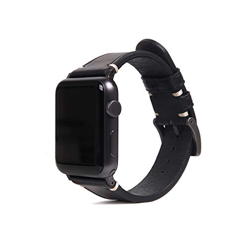 SLG Design Apple Watch oh 45mm 44mm 42mm U[ C^A AbvEHb` xg Italian Buttero Leather(ubN) {K㗝Xi