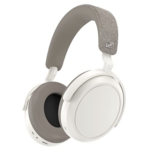 ゼンハイザー Sennheiser ワイヤレスヘッドホン MOMENTUM 4 Wireless WHITE 高性能ドライバー ノイズキャンセリング 60時間再生 低遅延 aptX Adaptive マルチポイント