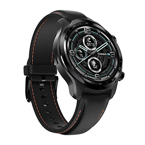 TicWatch Pro 3 スマートウォッチ Wear OS by Google Snapdragon Wear 4100 電話発着信/LINE通知 GPS内蔵 睡眠トラッキング IP68防水 iOS/Android対応 男性用 ブラック