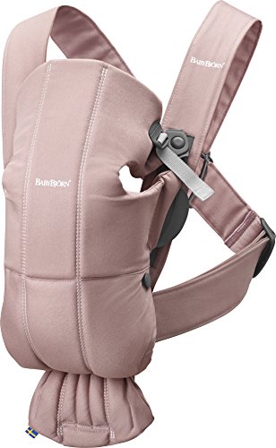 BabyBjörn(ベビービョルン) 抱っこ紐 日本正規品保証付 ベビーキャリア MINI ダスティピンク 021014 1個 (x 1)