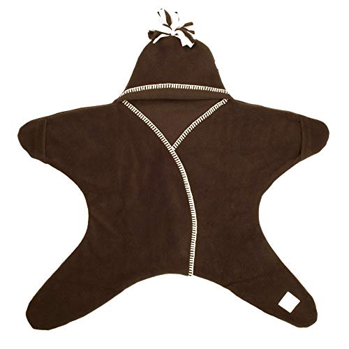 Tuppence Crumble タッペンスアンドクランブル 星型アフガン Star Wrap スターラップ 4-10ヶ月用 チョコレート Tuppence Crumble タッペンスアンドクランブル 星型アフガン Star Wrap スターラップ 4-10ヶ月用 チョコレート