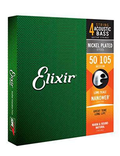 特殊:B0002E1ON6コード:0733132141029ブランド:ELIXIR(エリクサー)規格：14102商品カラー: 4弦セットサイズ情報:.050-.105 Long商品サイズ: 高さ2.3、幅16.5、奥行き15.2商品重量:8.8この商品についてエリクサー弦は特殊で高度なポリマーコーティング技術によって、弦を汗や体の油分、汚れから守り、腐食を防止します。張り替え当初の高音質を長持ちさせる革新的な弦で、世界中で数多くのプロ、アマチュアのミュージシャンから絶賛されています。超極薄ナノウェブコーティングは、コーティング無しの弦の様なブライトで迫力のあるサウンド。程良く押さえられたフィンガーノイズが特長。ニッケル ロングスケール - ミディアムゲージ (.050 .070 .085 .105)こちらの商品は日本国内代理店商品となります。並行輸入品に関しては、代理店保証を受けることが出来ませんのでお気を付け下さい。› もっと見るブランドELIXIR(エリクサー)弦のゲージミディアム (.050 .070 .085 .105)色4弦セット楽器ベースストリング材質タイプニッケルこの商品についてエリクサー弦は特殊で高度なポリマーコーティング技術によって、弦を汗や体の油分、汚れから守り、腐食を防止します。張り替え当初の高音質を長持ちさせる革新的な弦で、世界中で数多くのプロ、アマチュアのミュージシャンから絶賛されています。超極薄ナノウェブコーティングは、コーティング無しの弦の様なブライトで迫力のあるサウンド。程良く押さえられたフィンガーノイズが特長。ニッケル ロングスケール - ミディアムゲージ (.050 .070 .085 .105)こちらの商品は日本国内代理店商品となります。並行輸入品に関しては、代理店保証を受けることが出来ませんのでお気を付け下さい。› もっと見る発送サイズ: 高さ16.9、幅15.4、奥行き2.4発送重量:130商品紹介特殊で高度なポリマー技術によって、巻き弦を汗や体の油分、汚れから守り、腐食を防止することで、張り替え当時の高音質をコーティングの無い普通の弦より3~5倍も長持ちさせる革新的な弦。1997年の発売以来、世界中で数多くのプロ、アマチュアのミュージシャンから絶賛されています。 超極薄ナノウェブコーティングを施したエリクサーは コーティング無しの弦の様なブライトで迫力のあるサウンド。 程良く押さえられたフィンガーノイズ。ニッケル ロングスケール - ミディアムゲージ (.050 .070 .085 .105)こちらの商品は日本国内代理店商品となります。並行輸入品に関しては、代理店保証を受けることが出来ませんのでお気を付け下さい。ご注意 免責 お読みください参考価格として表示しているのは商品発売時点でのメーカーの想定した価格です。メーカーによる説明ELIXIR NANOWEB BASS StringsELIXIR STRINGSを選ぶ理由ごく自然に、音楽に没頭できる。それが、多くのプレイヤーがエリクサー トリングスを選ぶ理由です。エリクサーストリングスの極薄コーティングは、弦の新鮮な響きとフィーリングを長期間にわたって保ちます。腐食、汚れ、皮脂、汗などの音を劣化させる要素がエリクサー ストリングスの障壁になることは決してありません。終わりのないチューニングや面倒な弦の張り替えなどの作業が不要になります。最適なフィーリングをもたらす弦により、好みの音色を長期間にわたって持続できます。エレクトリックベース NANOWEBコーティングベース弦専用に開発したNANOWEBコーティング世界中のベーシストコミュニティーに声をかけ、4,000人超のプレイヤーからベース弦への希望を聞き取りました。その後、1,000人超のプレイヤーの試奏によって、演奏性の向上や耐久性の改良のために試行錯誤を繰り返しました。その結果、ベース弦専用のNANOWEBコーティングが開発され、すべてのエリクサーベース弦に使われています。さらに、弦自体も設計を見直し、テンションや柔軟性、反応速度が最適化され、トータルで高い演奏性を実現しています。巻き弦をすっぽりと覆う極薄コーティングが巻き線の隙間に汚れが入り込むのを防ぎます。万が一ライブ直前に張り替えるチャンスがなくても、エリクサーベース弦なら、あなたの期待を裏切りません。透明感が高く、豊かで円熟味のある音質スムースかつ自然な感触で、フィンガーノイズも軽減ハードな演奏にも対応する、高い耐久性とレスポンス張替後の高音質が長持ちエリクサー ストリングスのポイント持続する高音質エリクサーストリングスは弦自体のトーンにもこだわっています。ギグに次ぐギグ、セッションに次ぐセッションの後でも、その高音質が持続します。高い耐食性エリクサーストリングスは極薄のコーティングと防錆メッキによりトーンを劣化させる微細な汚れから保護され、手汗や皮脂、湿気による錆びを防ぎます。一貫したパフォーマンスエリクサーストリングスは継続する高い湿度での環境や、変動の激しい湿度の環境下でも、一貫して高いパフォーマンスを提供します。チューニングの安定性の向上エリクサーストリングスはチューニングの弦の状態に変動が少ないため、チューニング安定性が高く、チューニングの回数、演奏中の不安を低減できます。コーティングの種類(POLYWEB / NANOWEB / OPTIWEB)の違いについてPOLYWEBポリウェブはコーティングに厚みがあり、温かみのある音色。非常に暖かな音色。とても滑らかな弾き心地。NANOWEBナノウェブはコーティングが薄く、くっきりとした音色。自然な滑らかさの有る弾き心地。OPTIWEBクリスピーサウンドとも言われる、粒立ちのはっきりした音色。コーティングは非常に薄く、ノンコーティング弦に近い弾き心地 OPTIWEBはエレキギター弦のみNANOWEB ニッケルNANOWEB ステンレスNANOWEB アコースティックベース弦弦の種類ニッケルスチール弦ステンレススチール弦80/20ブロンズ弦商品概要幅広いジャンルに対応するオーソドックスなサウンド。高い透明感と重厚な中音域により、豊かで円熟味のある音質を提供します。パンチのあるエッジの効いたクランチ気味のサウンド。スラップを多用するベーシストに人気アコースティックベースにオススメの80/20ブロンズ弦。余計なフィンガリングノイズを抑制4弦セット 5弦セット 6弦セット (4,5弦セット+カスタムバラ弦) カスタムバラ弦(5，6単弦) よくあるご質問なぜエリクサー弦は良い音が長く続くのですか？演奏などで弦に触れると、ほんの少量の古い角質や脂、汗、そしてありとあらゆる汚れが弦に付着します。巻き弦の場合、巻き線間のすき間「Critical zone of tone」にこの汚れが蓄積し、弦の腐蝕(サビ)を早めたり、弦振動を鈍らせたりし、音が死んでいきます。この巻き線のすき間に入った汚れは、弦を拭いたくらいでは取り除けないものであり、この汚れが侵入しないような根本的な解決法が必要となってくる訳です。エリクサー弦はこの点に着目し、フィルムコーティングすることで弦の長寿命化を実現しました。コーティングが毛羽立ってきたのですが、音に影響はありますか？エリクサーのコーティングは非常に軽い素材で作られています。よって若干毛羽だったくらいでは弦全体の質量バランスは変わらないので、音質には影響はないといえます。ベース用のテ パ巻弦はありますか？あります。ベース用のテ パ巻弦は、ニッケル5弦用バラ弦で御用意致しております。サウンドに変化がない場合、弦交換する時期はどのように判断するのですか。エリクサーストリングスは良い音質が非常に長く続きます - とはいえ、永遠ではありません。通常、スチール製プレーン弦 高いほうのE弦、B弦 が劣化の兆候(チューニング安定性の悪化、手触りの変化など)を示した時が交換時期の目安です。弦の寿命はプレイヤーごとに異なります。