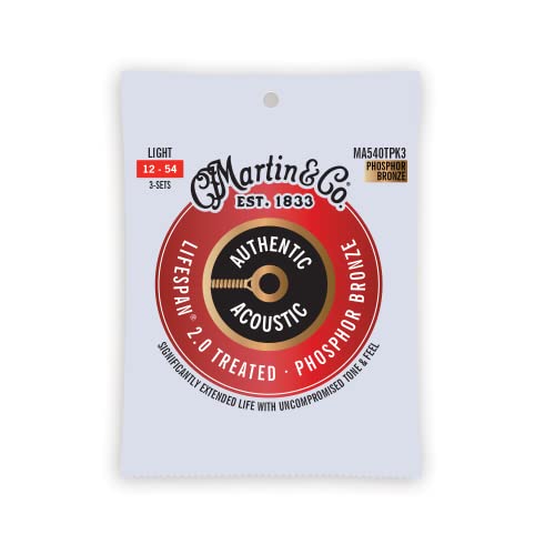 MARTIN ƥå AUTHENTIC ACOUSTIC MA540T PK3 3ѥåå Light .012-.054