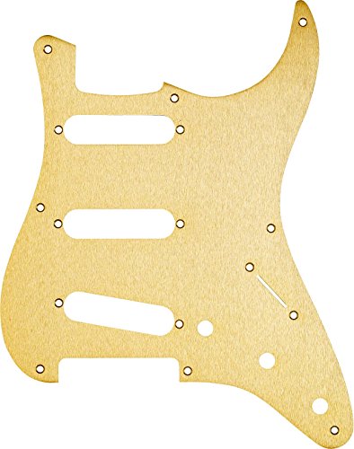 Fender フェンダー ピックガード 8-HOLE 50S VINTAGE-STYLE STRATOCASTER S/S/S PICKGUARDS GOLD
