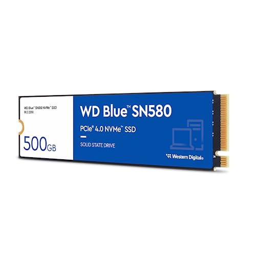 Western Digital EGX^fW^ SSD 500GB WD Blue SN580 (ǎő 4,000MB/b) M.2-2280 NVMe WDS500G3B0E-EC K㗝Xi