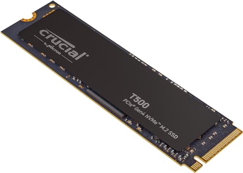 Crucial(クルーシャル) T500 新型PS5 / PS5動作確認済み 1TB SSD PCIe Gen 4 (最大転送速度 7,400MB/秒..