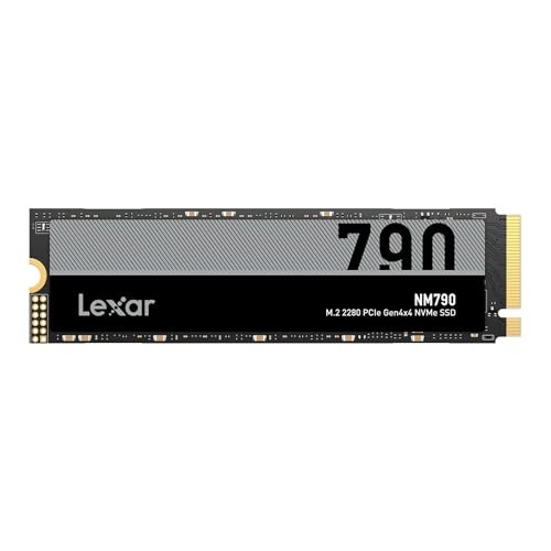 Lexar SSD 2TB PCIe Gen4x4 M.2 NVMe 2280 グラフェン放熱シート搭載 PS5動作確認済み R:7400MB/s W:6500MB/s NM790 高耐久3D NAND 国内正規品