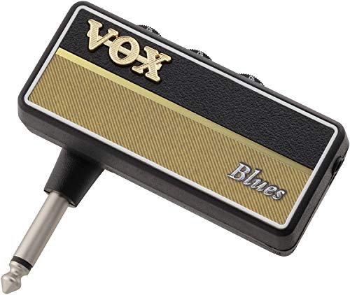 VOX ヘッドフォン ギターアンプ amPlug2 Blues ケーブル不要 ギターに直接プラグ イン 自宅練習に最適 電池駆動 エフェクト内蔵