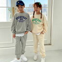 韓国子供服 上下セット キッズ 長袖 トレーナー ジョガーパンツ EVERY DAY 110cm 120cm 130cm 140cm 150cm 160cm 男の子 女の子 (x)