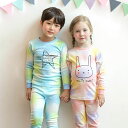 パジャマ キッズ 綿100% 長袖 寝巻き スターとウサギ 上下セット ルームウェア男の子 女の子 かわいい おしゃれ スウェット 長ズボン 90cm 100cm 110cm 120cm 130cm 140cm コットン 下着 子供用 韓国 子供服 (2)