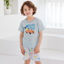パジャマ キッズ 綿100% 半袖 寝巻き ロードカー 上下セット ジャガード ルームウェア 男の子 かわいい おしゃれ 半ズボン 90cm 100cm 110cm 120cm 130cm 140cm 下着 子供用 韓国 子供服 (1)