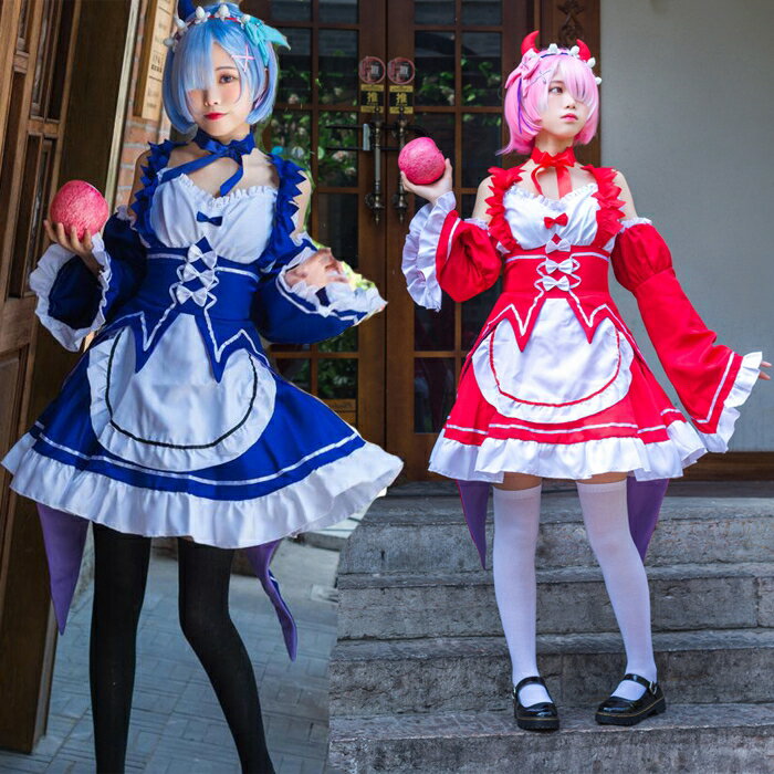 「ランキング入賞」新作 レディース ハロウィン 衣装 ワンピース アニメ cosplay 日系 ロリータ ドレス コスプレ リボン 二次元衣装 少女 メイドさん メイド ミニ スカート 文化祭 余興 学園祭 ダンス 演劇 舞台 仮装 アリス コスチューム