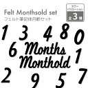 kokoni 【月齢 筆記体 日本製】フェルト筆記体 month months old 数字【マンスリーフォト ニューボーンフォト ハーフバースデー 飾り付け ベビー 新生児 成長記録 月齢写真 出産準備 赤ちゃん】