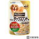 賞味期限 2024年8月※開封後はお早めにお召し上がり下さい。また、高温・多湿を避け、温度差の少ない冷暗所での保存をおすすめします。【対象】ミニチュア・ダックスフンド【タイプ】ウェットフード【機能】一般食【ライフステージ】成犬【特長】●特定犬種専用のおいしいレトルトパウチです。厳選鶏肉100％使用しています。●ウエルシュ・コーギー・ペンブロークにもおすすめです。●腰、関節の健康維持に、グルコサミン・コンドロイチンを配合しています。●皮膚、毛づやの健康維持に、オメガ6＆3脂肪酸をバランスよく調整しています。●国産の良質で新鮮な生鶏肉を調理した、おいしい鶏ささみ入りのレトルトパウチです。●ドライや半生タイプの総合栄養食と混ぜやすいジュレタイプです。【内容量】60g【原材料】肉類(鶏胸肉、鶏ササミ)、野菜類(キャベツ、ニンジン、グリーンピース、スイートコーン)、しょうゆ、植物性油脂、砂糖、寒天、増粘多糖類、乳酸カルシウム、酸化防止剤(EDTAーCa・Na)、グルコサミン、ビタミン類(B1、B2、B6、B12、E)、コンドロイチン【保証成分】タンパク質：8．5％以上、脂肪：2．0％以上、粗繊維：1．0％以下、粗灰分：1．5％以下、水分：90．0％以下【カロリー】42kcal／1袋あたり【生産国】日本【検索用】愛犬元気ベストバランス 国産鶏ささみ パウチ ミニチュア・ダックスフンド用 60g 犬フード ドックフード 一般食 レトルト ジュレ ユニチャーム ユニ・チャーム ユニ・チャーム ペット 犬用品 ドッグフード・サプリメント ドッグフードcocoroでは、商品を必要としているお客様にお届けする事を望んでおります。そのため、転売や再販売を目的とした商品のご購入は、固くお断り致します。cocoroはペットフードロス削減に取り組んでいます。