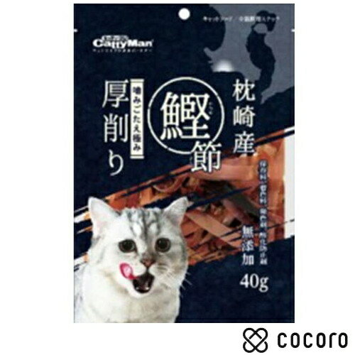 ドギーマン 無添加 鰹節厚削り 40g 猫 えさ おやつ スナック 間食 ◆賞味期限 2025年2月