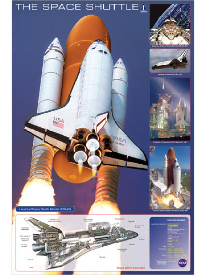 【輸入ポスター】The Space Shuttle Atlantis610 x 915mm